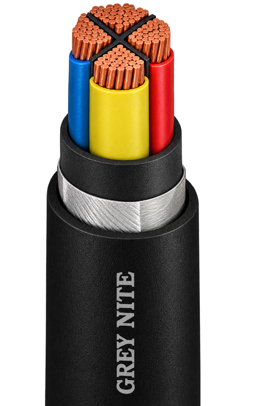 Grey Nite LT XLPE Insulated Copper Armoured Cables